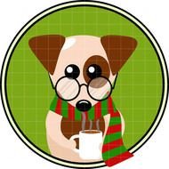 Winter Dog Clip Art