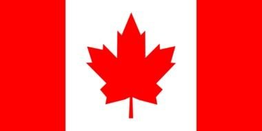 Canadian Flag, red and white drawing