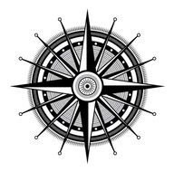 Compass Rose Coloring Sheet
