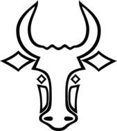 Bull Horns Clip Art N15