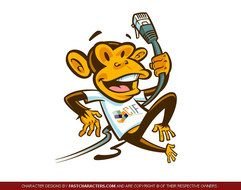 Monkey Cartoon Characters N5