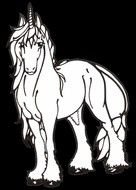 Realistic Unicorn Coloring Pages N2