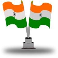 Indian Flags drawing