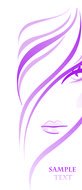 Hair Salon Logo face drawing