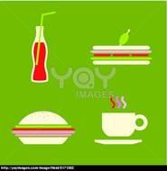 Fast Food Icons Set