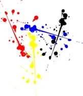 Color Splash Clip Art N18