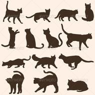 Cat Silhouette Tattoo