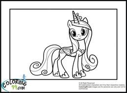MLP Princess Cadence Coloring Pages