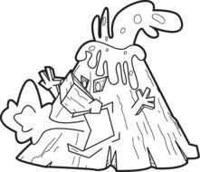 Volcano Coloring Pages N5