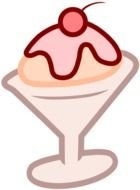 Dessert as a picture for clipart