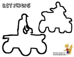 Download Atv 4 Wheeler Coloring Page Free Image