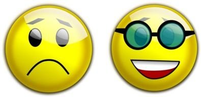 Sand and smiley face with the glasses clipart