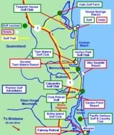 Sunshine Coast Australia Map