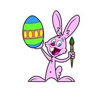 Cartoon Easter Bunny N13
