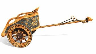 Ancient Roman Chariots drawing