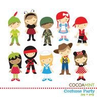 Costume Party Clip Art N4