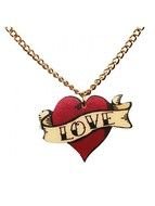 Ä°llustration of Love Heart Necklace