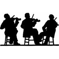 Choir Silhouette Clip Art N3