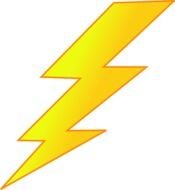 Lightning Bolt Clip Art N160