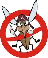 Funny Mosquito Sign