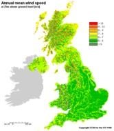 Wind Speed Maps UK
