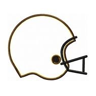 Football Helmet Template drawing