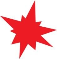 Red Star Burst Clip Art Free N2