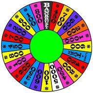 colorful Wheel Of Fortune, drawing