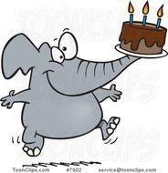 Cartoon Birthday Cake N24