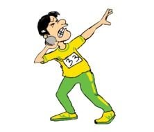 Shot Put Clip Art drawing