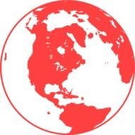 Coral Globe Clip Art