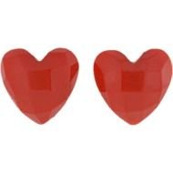 Retro Heart Shaped Bakelite Clip Earrings From Abrandtandson On Ruby