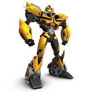yellow transformer as a graphic illustration