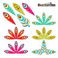 Peacock Feather Clip Art N48