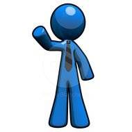 Blue Man Clip Art N28