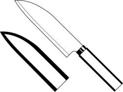 Knife Clip Art drawing