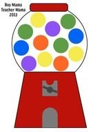 Gumball Machine Clip Art N25