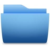 Blue Folder Icon