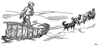 Sled Dog Clip Art N16