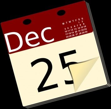 Espiral Calendario Icono Vector Clip Art