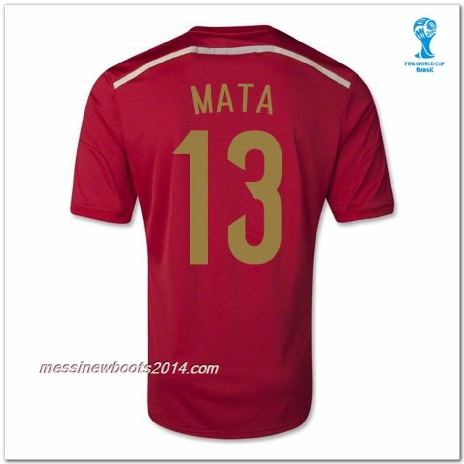 Spain Soccer Jersey World Cup 2014