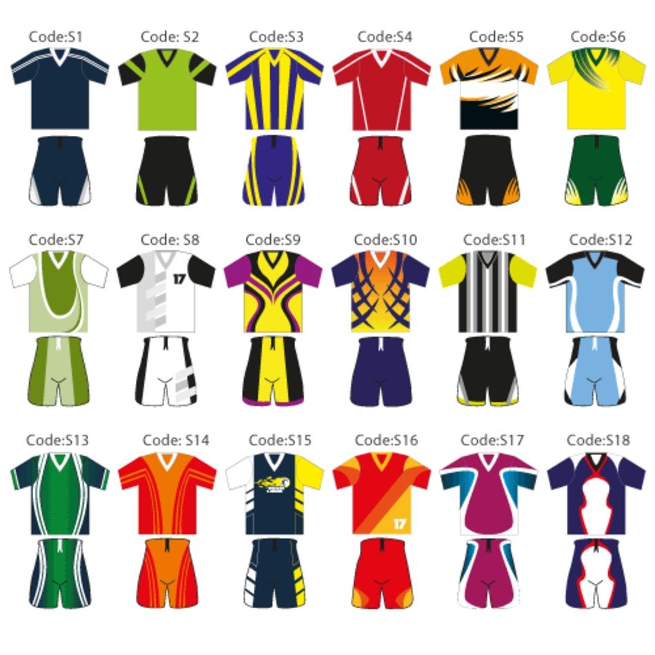 Sublimation Soccer Jersey And Shorts