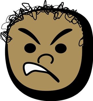Angry Face Clip Art Free N6
