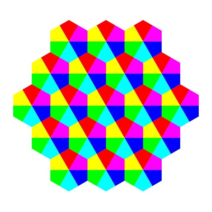 Hexagon Clip Art N19