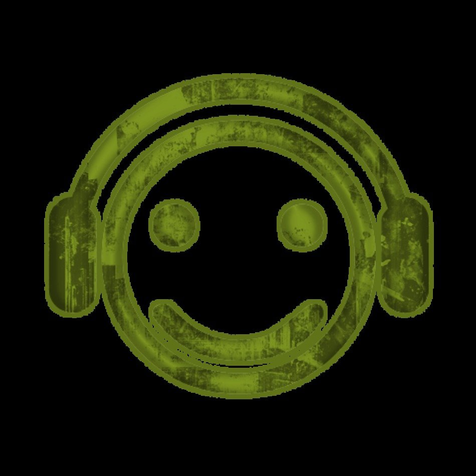 Green Grunge Clipart Icons Symbols Shapes Style