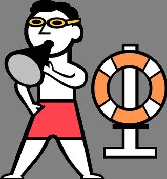 Pool Lifeguard Clip Art N4