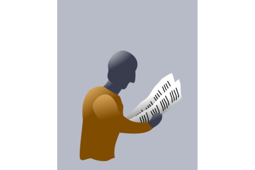 Person Reading Clip Art N3