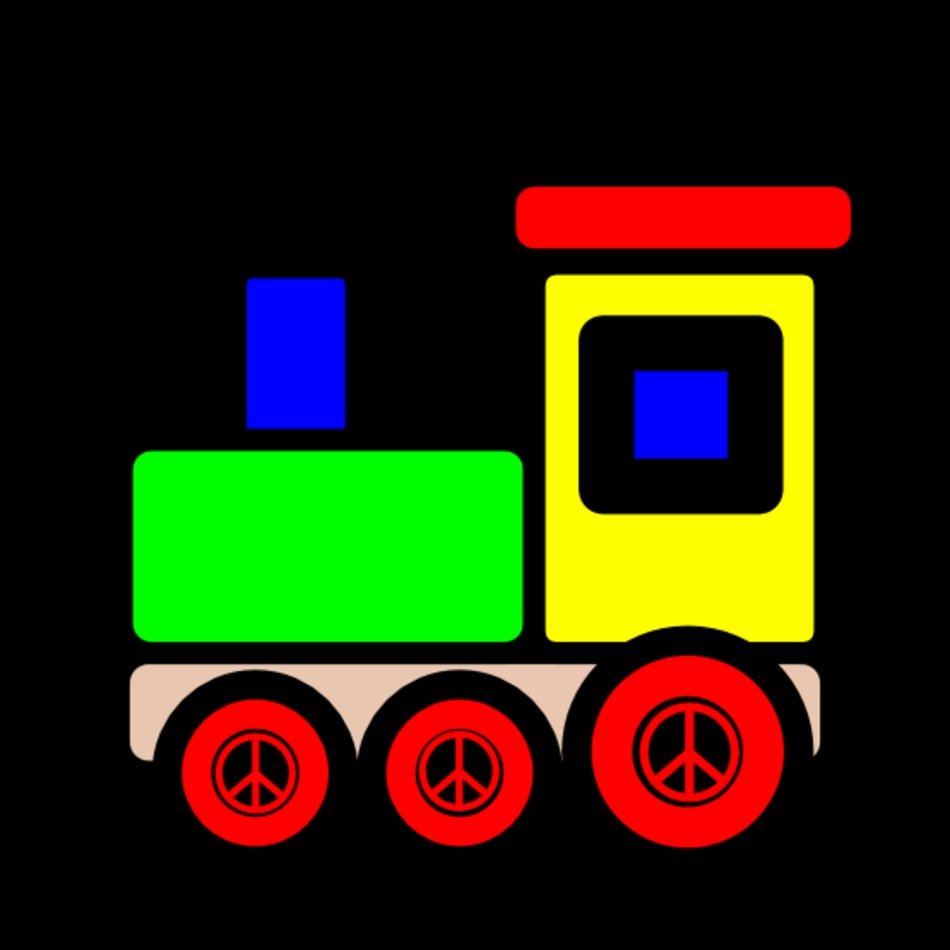 Toy Train Clip Art N51