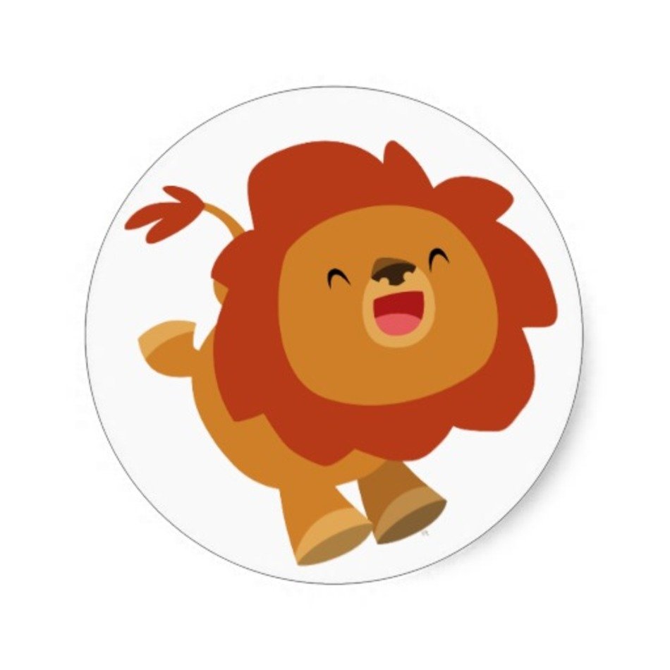 Cute Cartoon Lion N10