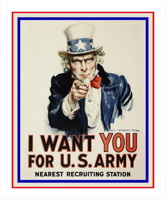 I Want You Uncle Sam Blank